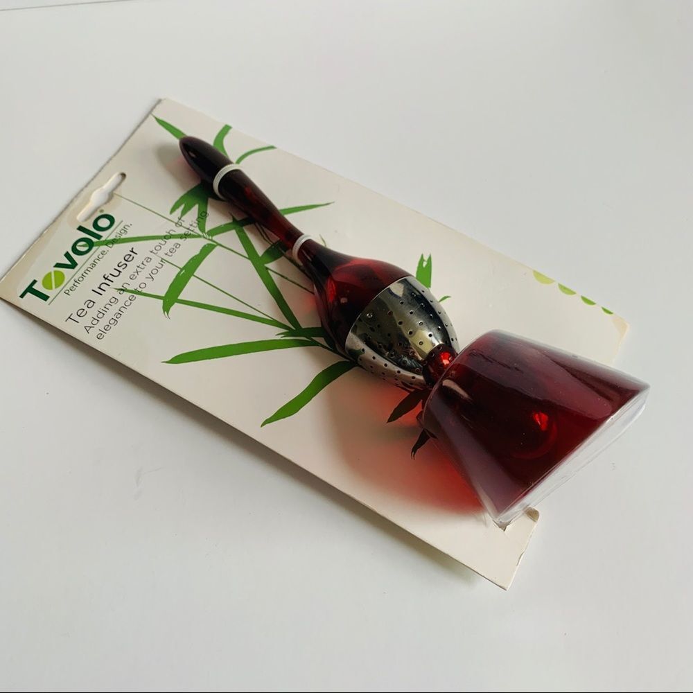 Tovolo Stand-Up Tea Infuser - Red New